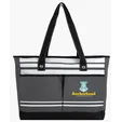 Atchison® Two-Pocket Fashion Tote with Zippered Main Compartment — view 17
