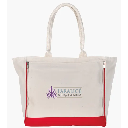 Atchison® Yoga Retreat Cotton Canvas Tote with Mat Pocket — view 9
