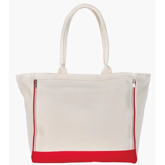 Atchison® Yoga Retreat Cotton Canvas Tote with Mat Pocket — view 3