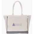 Atchison® Yoga Retreat Cotton Canvas Tote with Mat Pocket — view 5
