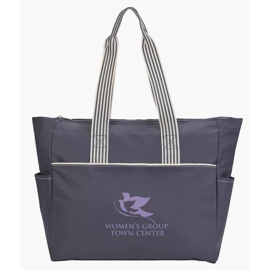 Atchison® Stripe Diaper Tote-Pack with Changing Pad — view 11