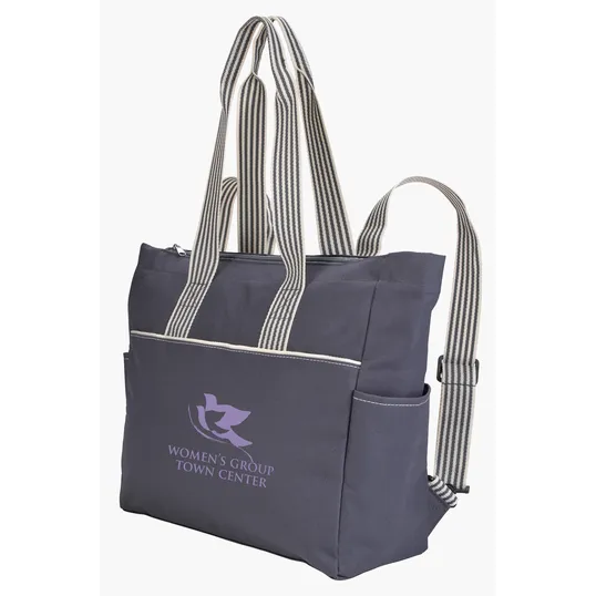 Atchison® Stripe Diaper Tote-Pack with Changing Pad — view 12