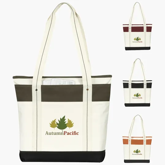 Atchison® Hamptons Getaway Tote, 17 in. x 15 in. Zippered Tote — view 7