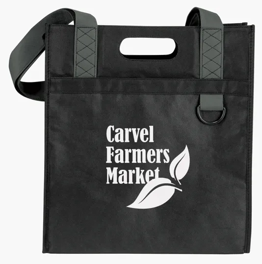 Atchison® Dual-Carry Tote with Front Slip Pocket and D-Ring — view 11