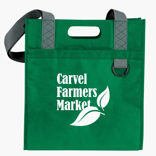 Atchison® Dual-Carry Tote with Front Slip Pocket and D-Ring — view 6