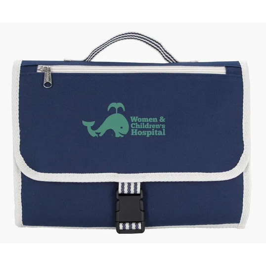 Atchison® Stripe Diaper Changing Travel Pouch/Mat — view 10
