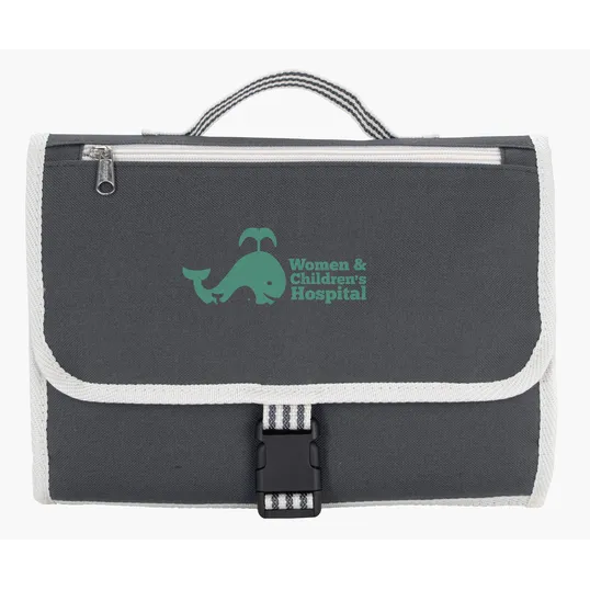 Atchison® Stripe Diaper Changing Travel Pouch/Mat — view 9