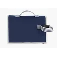 Atchison® Stripe Diaper Changing Travel Pouch/Mat — view 7