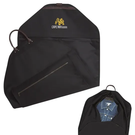 Atchison® Plaza Meridian Garment Bag with Leather Trim — view 4