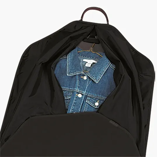 Atchison® Plaza Meridian Garment Bag with Leather Trim — view 3