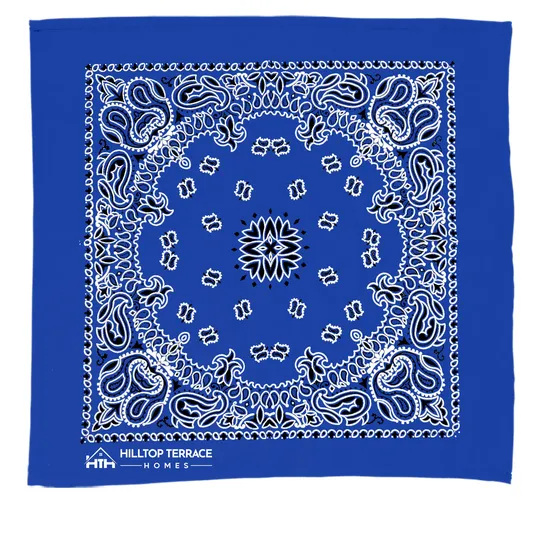 Garyline® 22" Cotton Bandana with Paisley Pattern — view 3