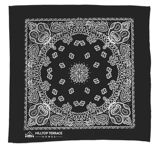 Garyline® 22" Cotton Bandana with Paisley Pattern — view 2