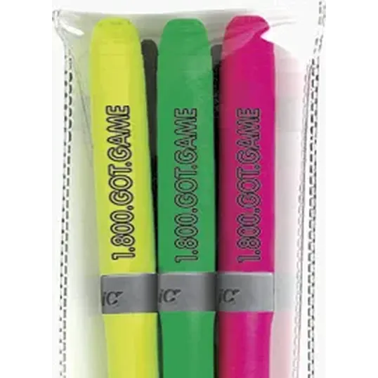 BIC® Brite Liner Grip™ Highlighters, 3-Pack — view 17