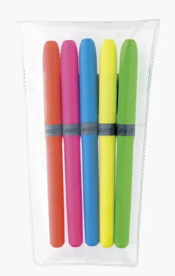 BIC® Brite Liner Grip™ Highlighters, 5-Pack — view 19