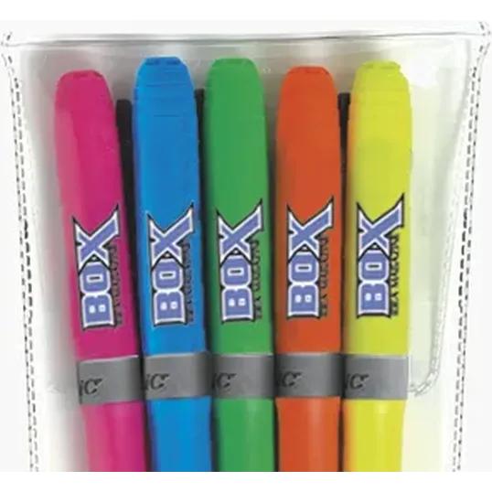 BIC® Brite Liner Grip™ Highlighters, 5-Pack — view 7