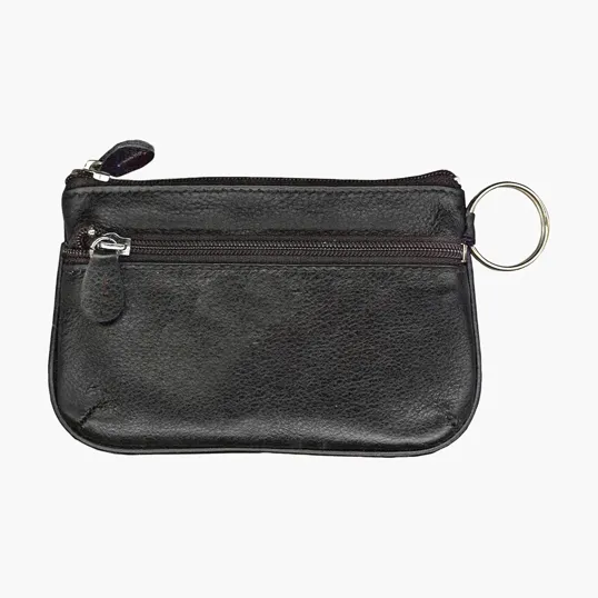 Andrew Philips® Leather Coin Case & ID Holder Wallet — view 3