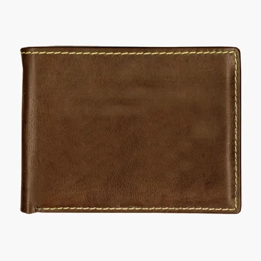 Andrew Philips® Leather Contrast Stitch Billfold Wallet — view 3