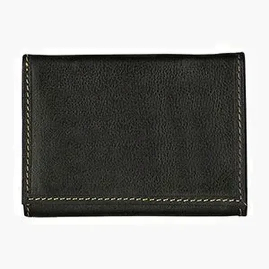 Andrew Philips® Leather Contrast Stitch Tri-Fold Wallet — view 4