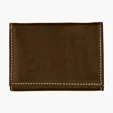 Andrew Philips® Leather Contrast Stitch Tri-Fold Wallet — view 2