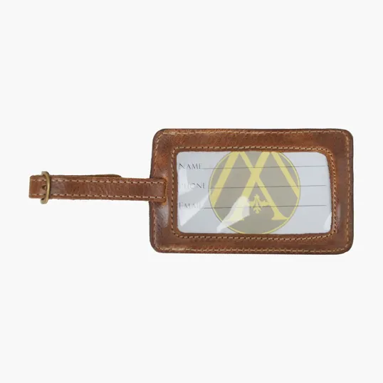 Andrew Philips® Leather Westbridge Leather Luggage Tag — view 8