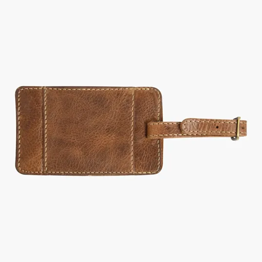 Andrew Philips® Leather Westbridge Leather Luggage Tag — view 5