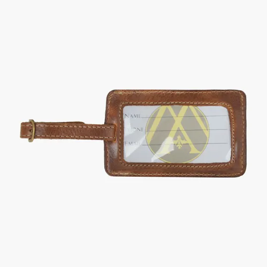 Andrew Philips® Leather Westbridge Leather Luggage Tag — view 7