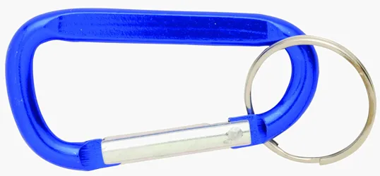 Aluminum Carabiner with Split Keyring — view 4