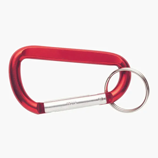 Aluminum Carabiner with Split Keyring — view 24