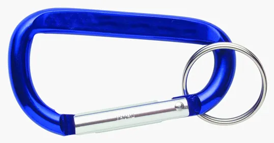 Aluminum Carabiner with Split Keyring — view 5