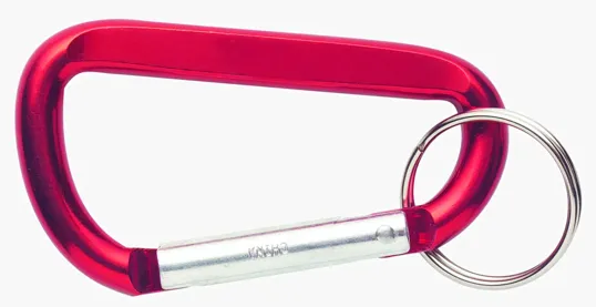 Aluminum Carabiner with Split Keyring — view 9