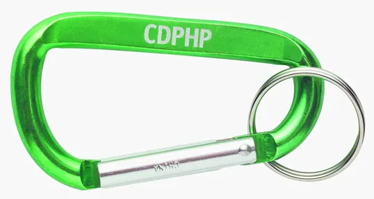 Aluminum Carabiner with Split Keyring — view 18