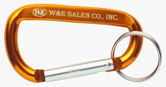 Aluminum Carabiner with Split Keyring — view 11