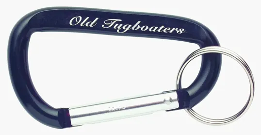 Aluminum Carabiner with Split Keyring — view 13