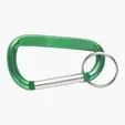 Aluminum Carabiner with Split Keyring — view 23