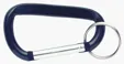 Aluminum Carabiner with Split Keyring — view 3
