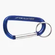 Aluminum Carabiner with Split Keyring — view 16