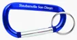 Aluminum Carabiner with Split Keyring — view 15