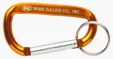Aluminum Carabiner with Split Keyring — view 11