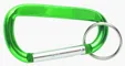 Aluminum Carabiner with Split Keyring — view 7