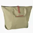 Mallard Tote Bag with Zippered Top and PU Accents — view 5