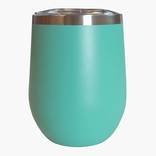 Sipper Wine Tumbler, 12 oz. Insulated Stainless Steel — view 7