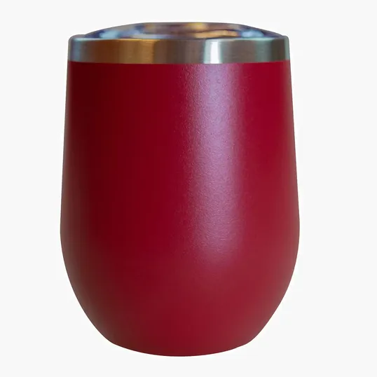 Sipper Wine Tumbler, 12 oz. Insulated Stainless Steel — view 6