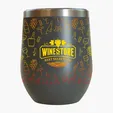 Sipper Wine Tumbler, 12 oz. Insulated Stainless Steel — view 5