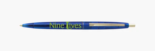 Clear Clic™ Gold Pen with Translucent Barrel — view 3