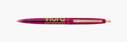 Clear Clic™ Gold Pen with Translucent Barrel