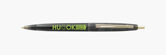 Clear Clic™ Gold Pen with Translucent Barrel — view 2