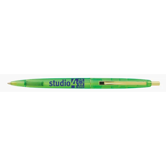 Clear Clic™ Gold Pen with Translucent Barrel — view 21