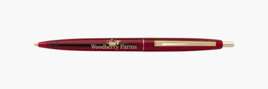 Clear Clic™ Gold Pen with Translucent Barrel — view 6