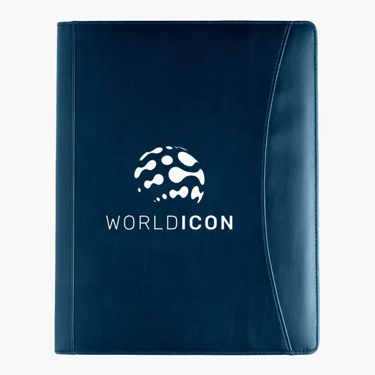Good Value™ Executive Crescent Padfolio with Lined Notepad — view 4