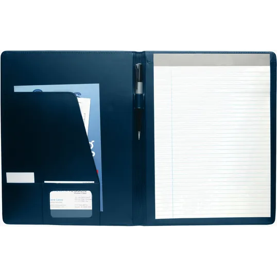 Good Value™ Executive Crescent Padfolio with Lined Notepad